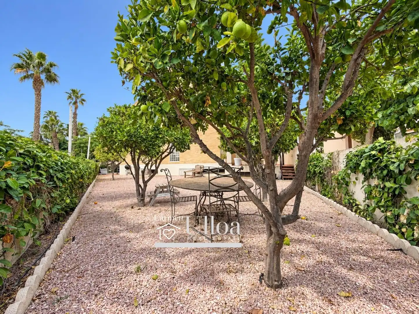 Terraza de Casa o chalet en venta en Alicante / Alacant con Aire acondicionado, Calefacción y Jardín privado