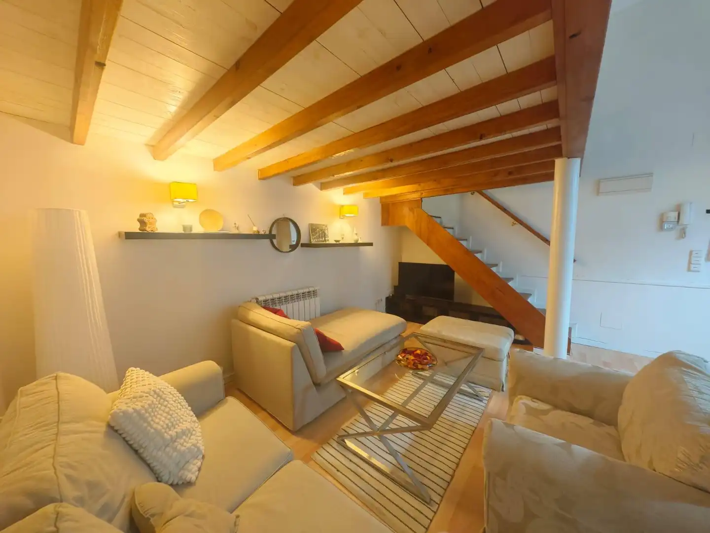 Sala d'estar de Apartament de lloguer en Madrid amb Calefacció