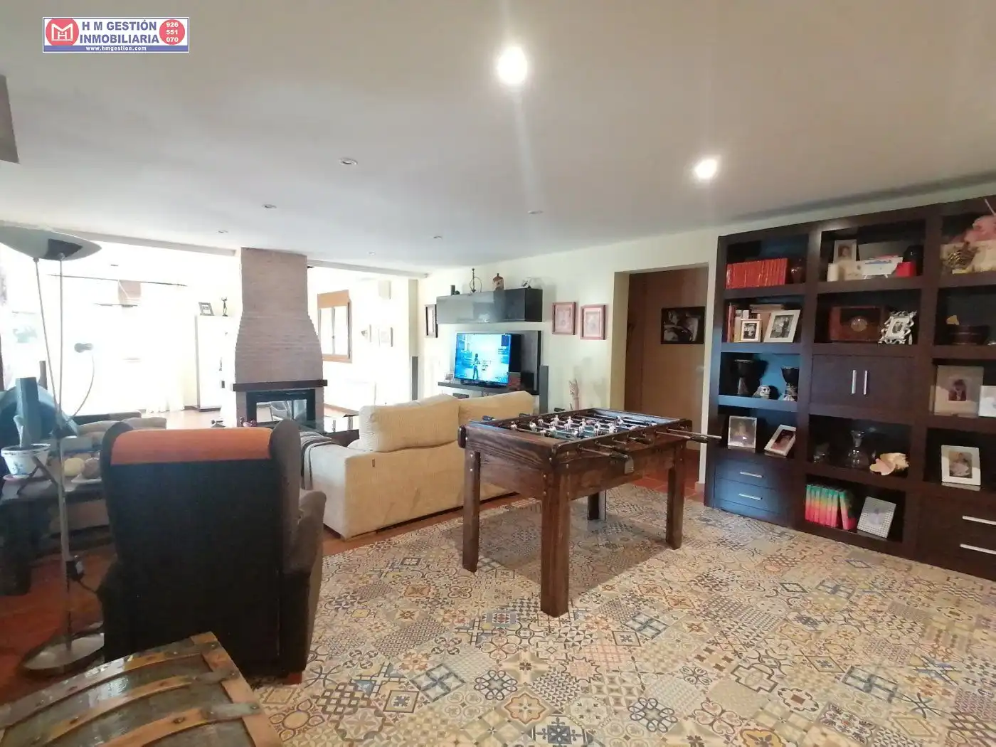 Wohnzimmer von Country house zum Verkauf in Alcázar de San Juan mit Privatgarten, Schwimmbad und Möbliert