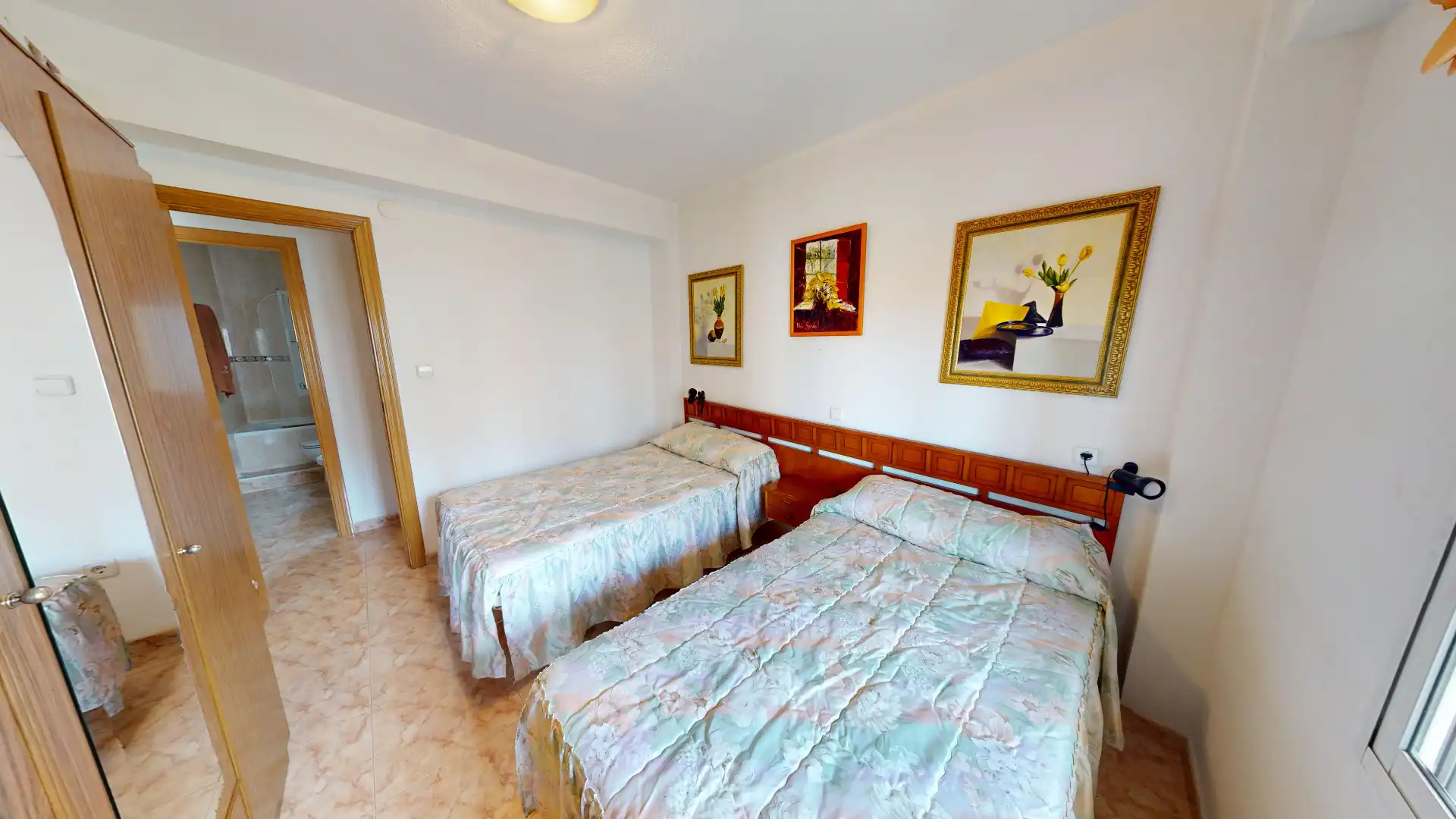 Bedroom of Flat for sale in Alicante / Alacant  with Air Conditioner, Furnished and Balcony