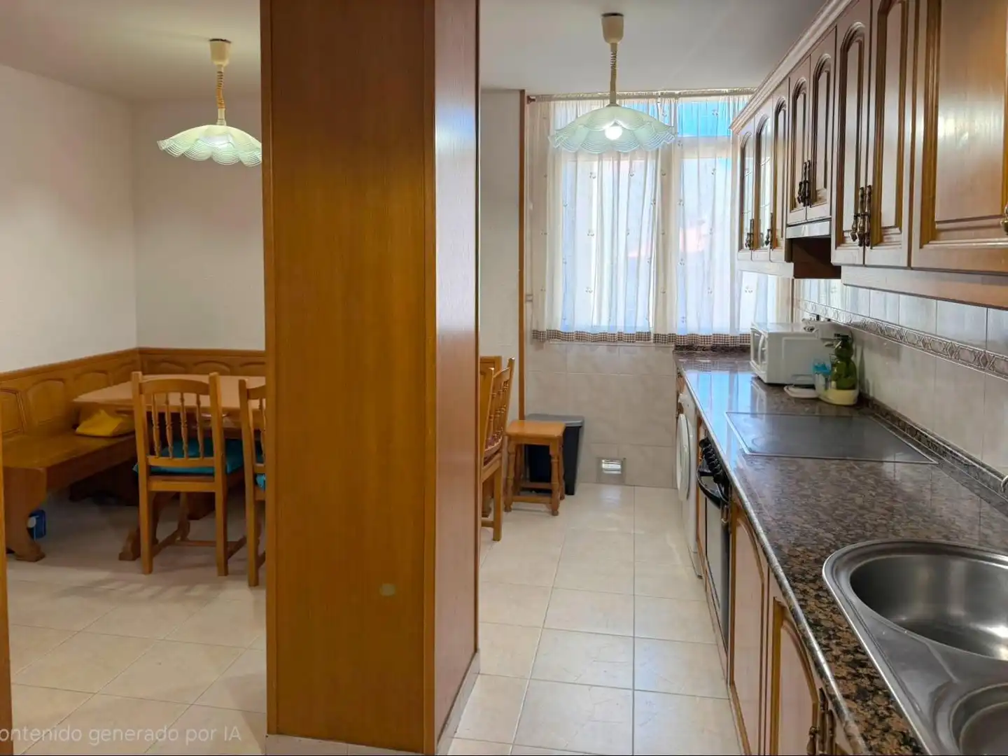 Kitchen of Flat for sale in A Coruña Capital   with Heating