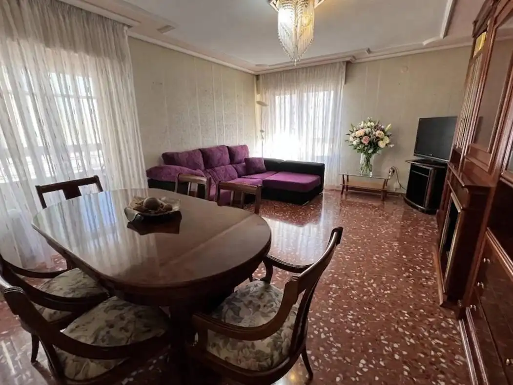 Living room of Flat for sale in San Vicente del Raspeig / Sant Vicent del Raspeig  with Air Conditioner, Terrace and Furnished