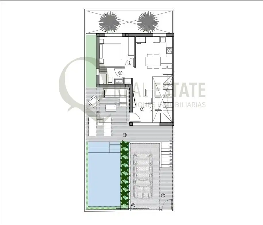 Terraced house with pool for sale in Calle Calle Praga 52, imagen 12