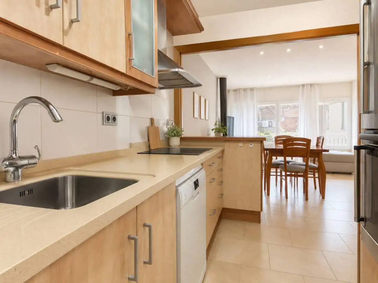 Cocina de Casa adosada en venta en Manresa con Aire acondicionado, Calefacción y Terraza
