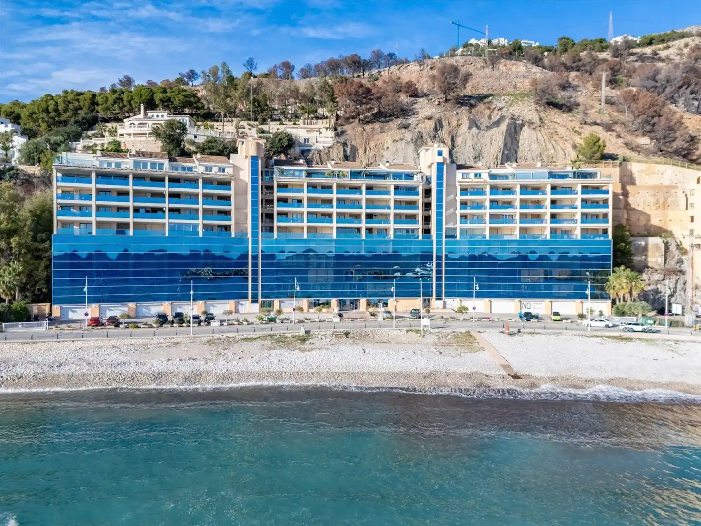 Exterior view of Duplexes for sale in Altea  with Air Conditioner and Swimming Pool