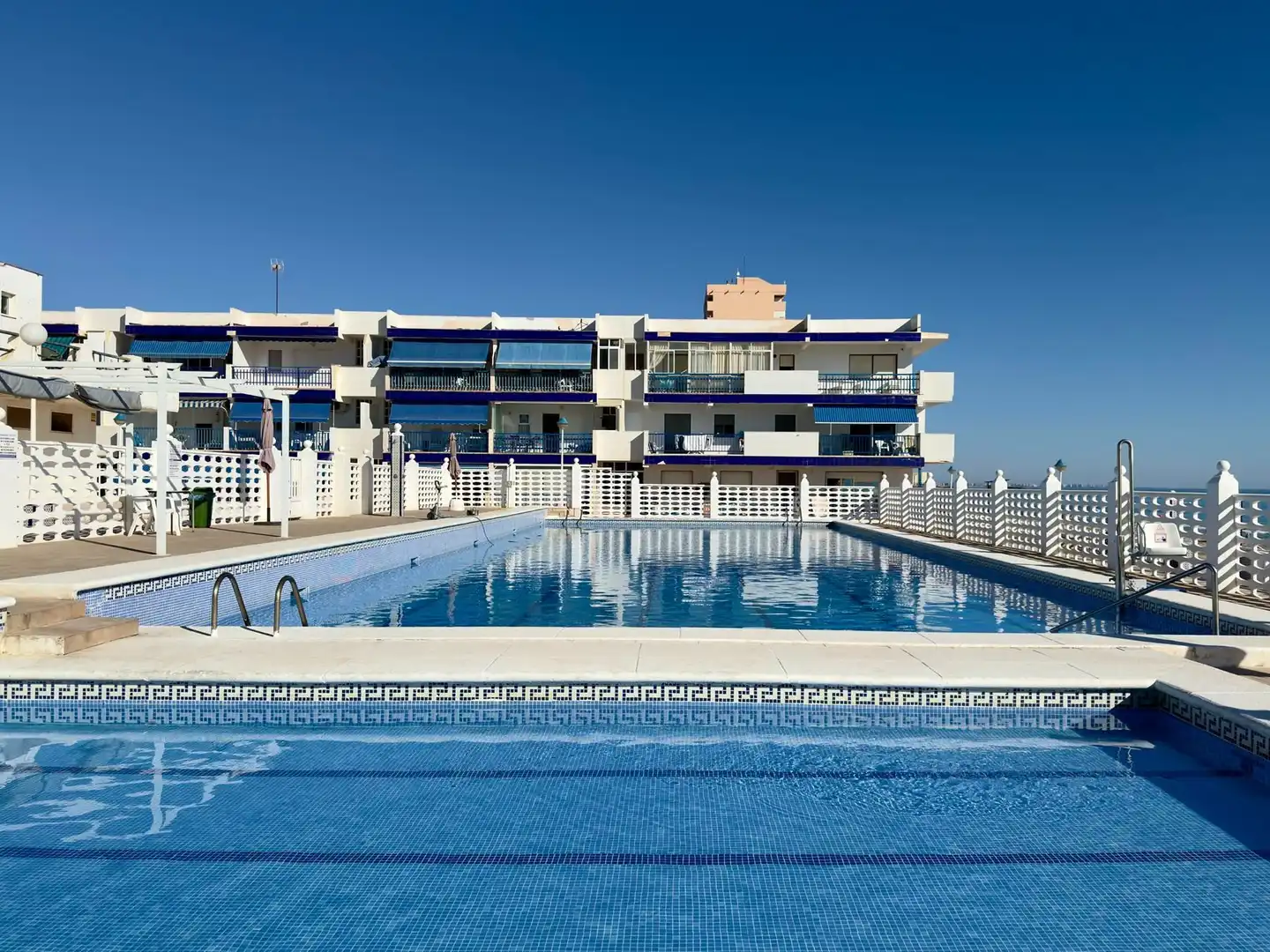 Swimming pool of Apartments for sale in La Manga del Mar Menor  with Air Conditioner, Heating and Terrace