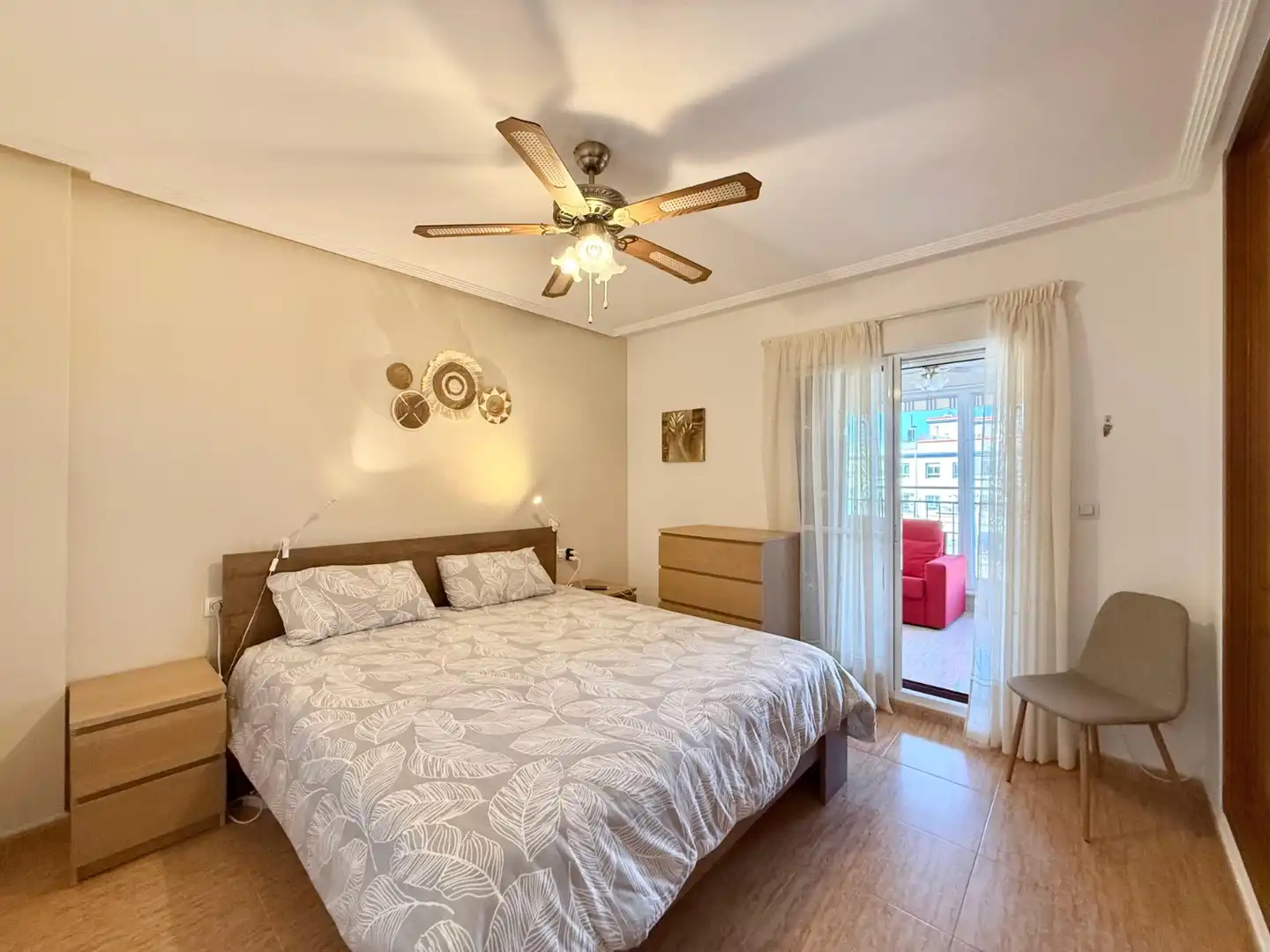 Bedroom of Houses for rent in San Pedro del Pinatar  with Air Conditioner, Heating and Terrace