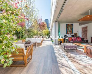 Terrace of House or chalet to rent in  Madrid Capital  with Air Conditioner, Heating and Private garden