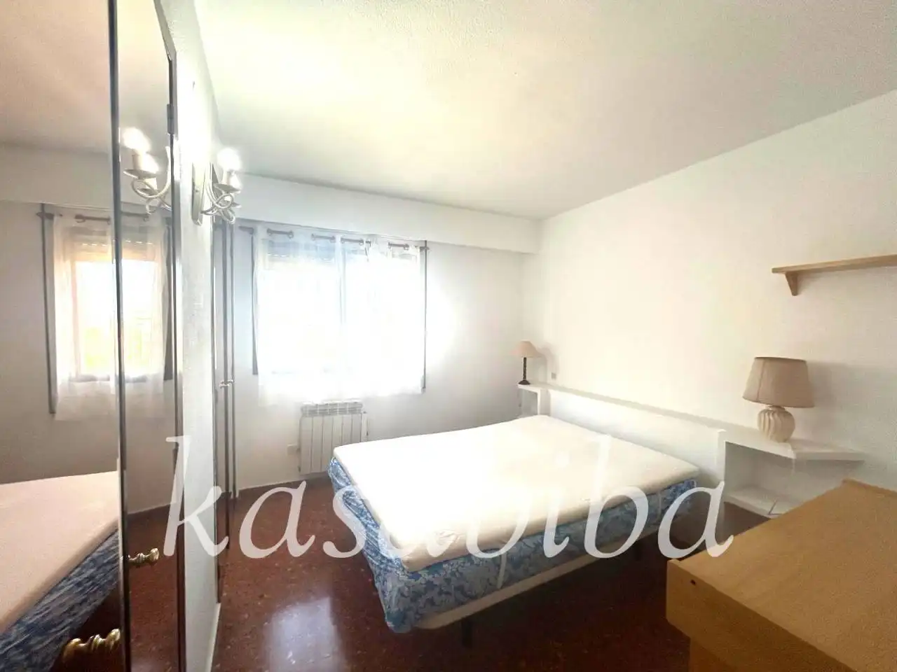Bedroom of Flat for rent in Valencia  with Heating, Furnished and Balcony