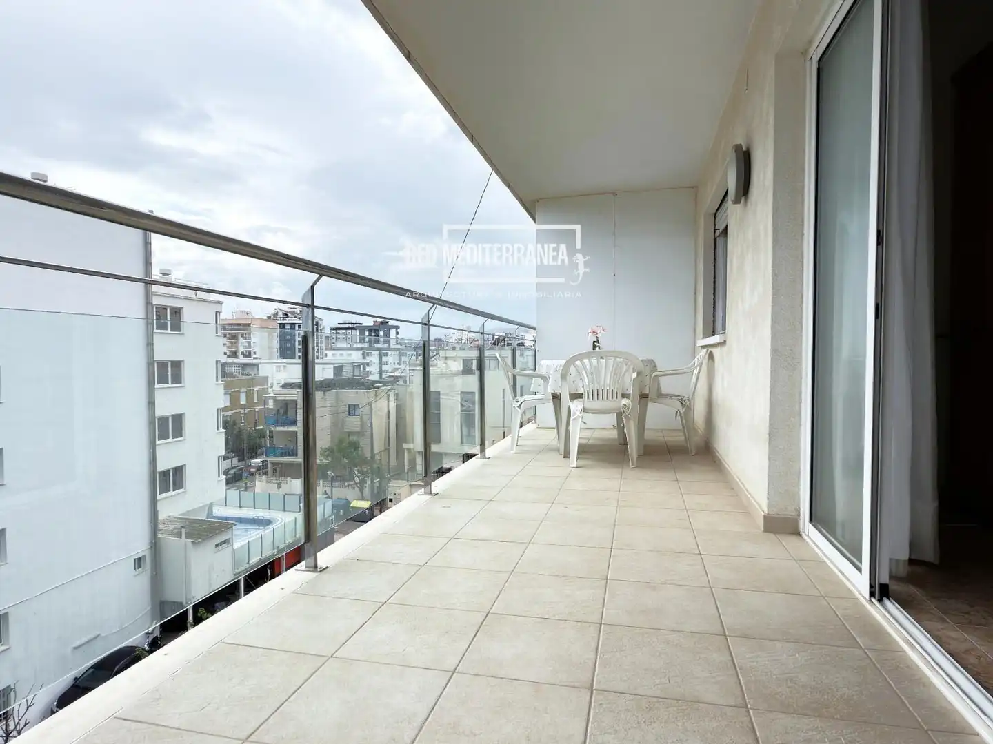 Terrasse von Wohnungen zum Verkauf in Gandia mit Klimaanlage, Heizung und Terrasse