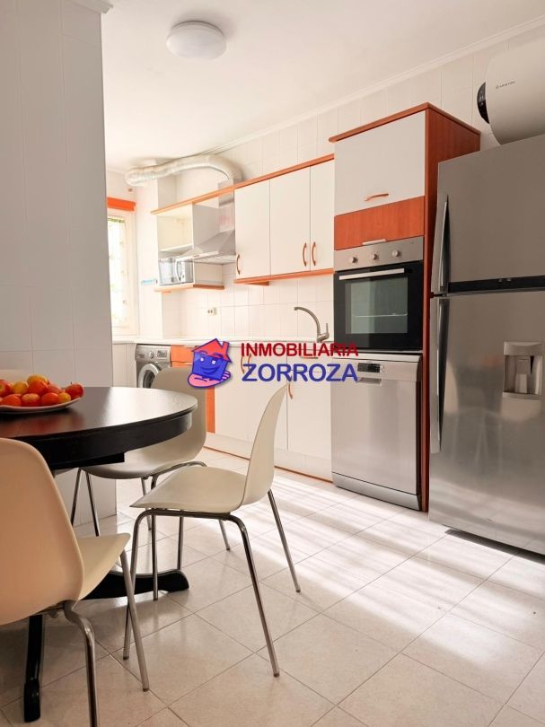 Kitchen of Flat for sale in Bilbao   with Heating, Private garden and Alarm
