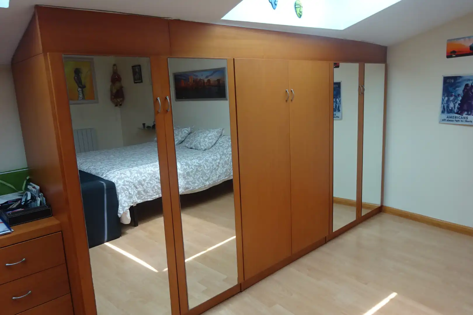 Dormitori de Casa adosada en venda en Barcelona amb Aire condicionat, Calefacció i Parquet