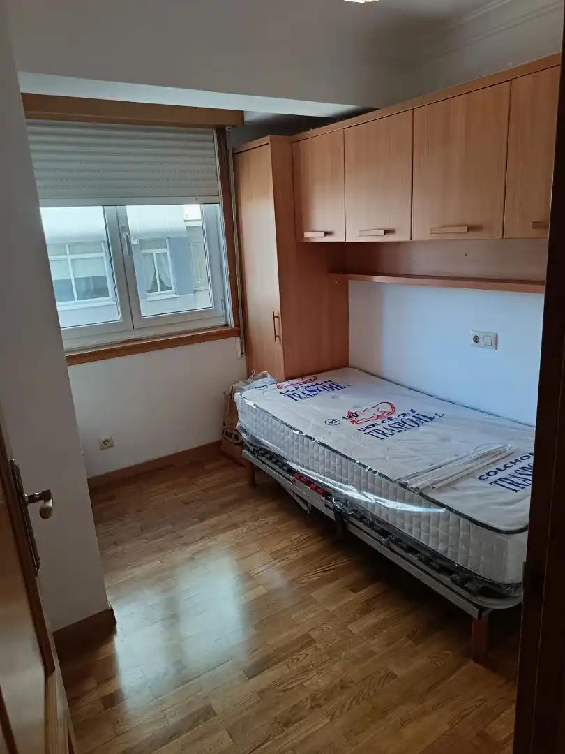 Bedroom of Flat for rent in A Coruña Capital   with Heating, Furnished and Oven