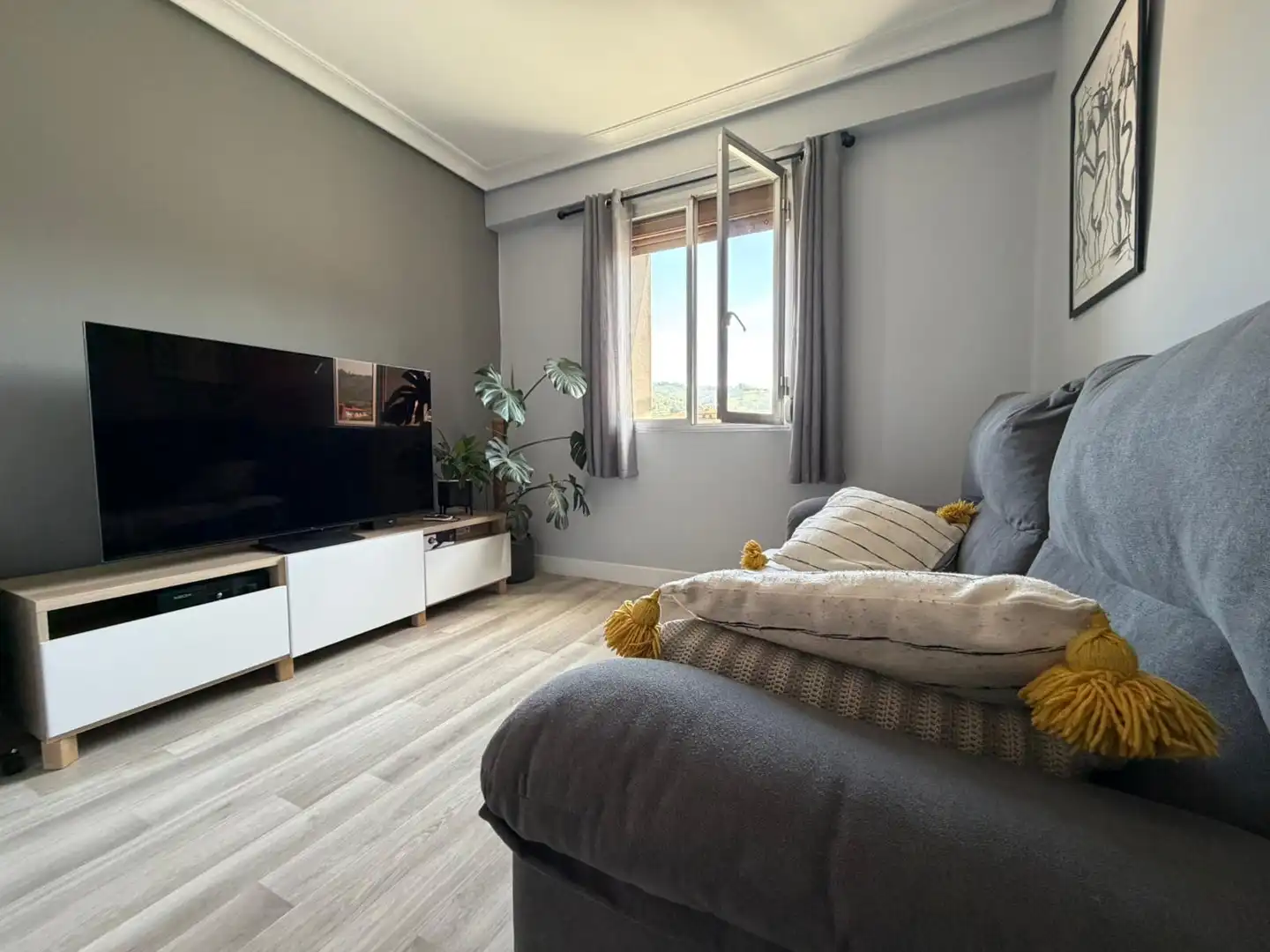 Sala de estar de Piso en venta en Eibar con Amueblado
