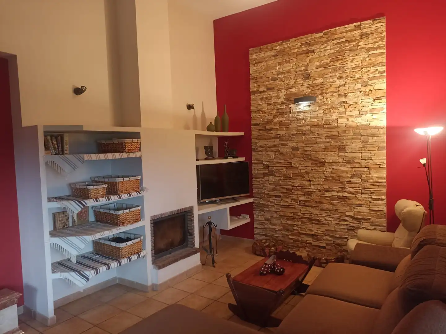 Living room of Houses for sale in Torremenga  with Heating, Private garden and Terrace