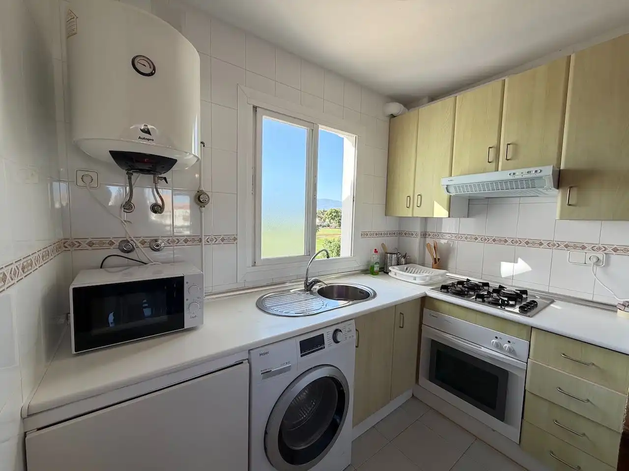 Kitchen of Apartments for sale in Roquetas de Mar  with Air Conditioner, Heating and Terrace