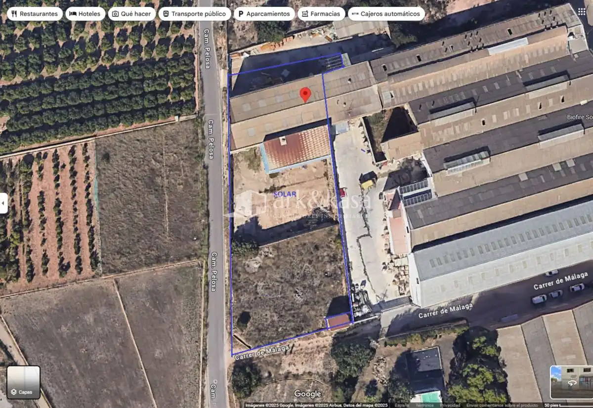 Industrial land for sale in Moncada