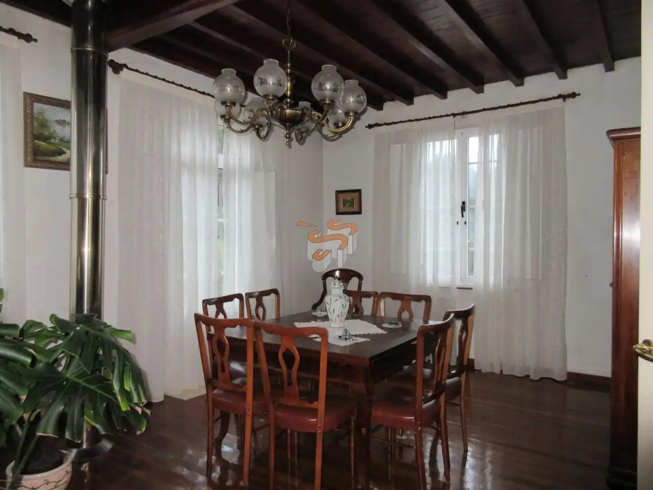 Comedor de Finca rústica en venta en Cerdido con Jardín privado, Trastero y Amueblado