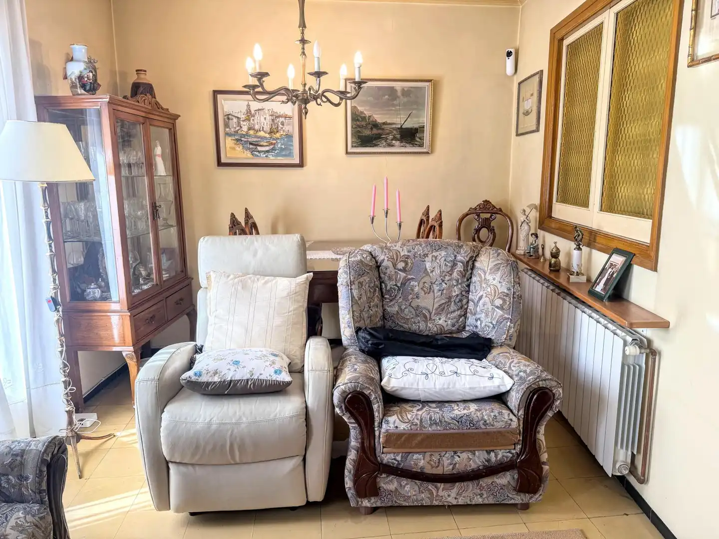 Living room of Flat for sale in Girona  with Heating and Balcony
