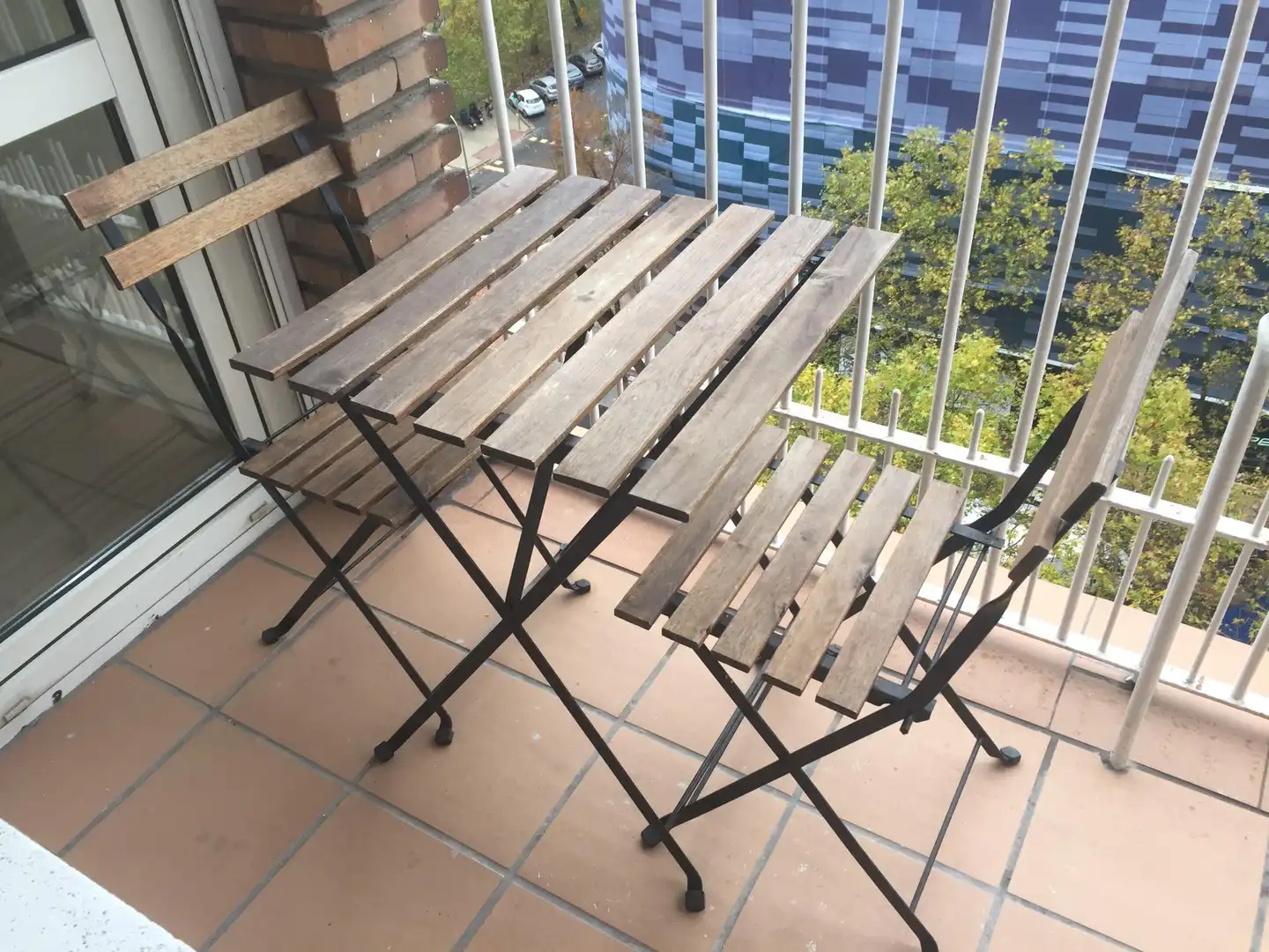 Terraza de Piso de alquiler en Madrid con Calefacción, Terraza y Amueblado