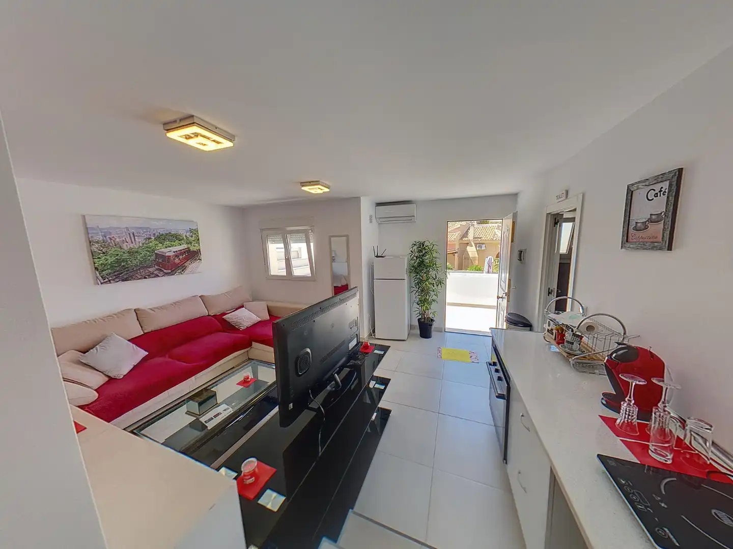Sala d'estar de Casa o xalet en venda en Rojales amb Aire condicionat, Jardí privat i Terrassa