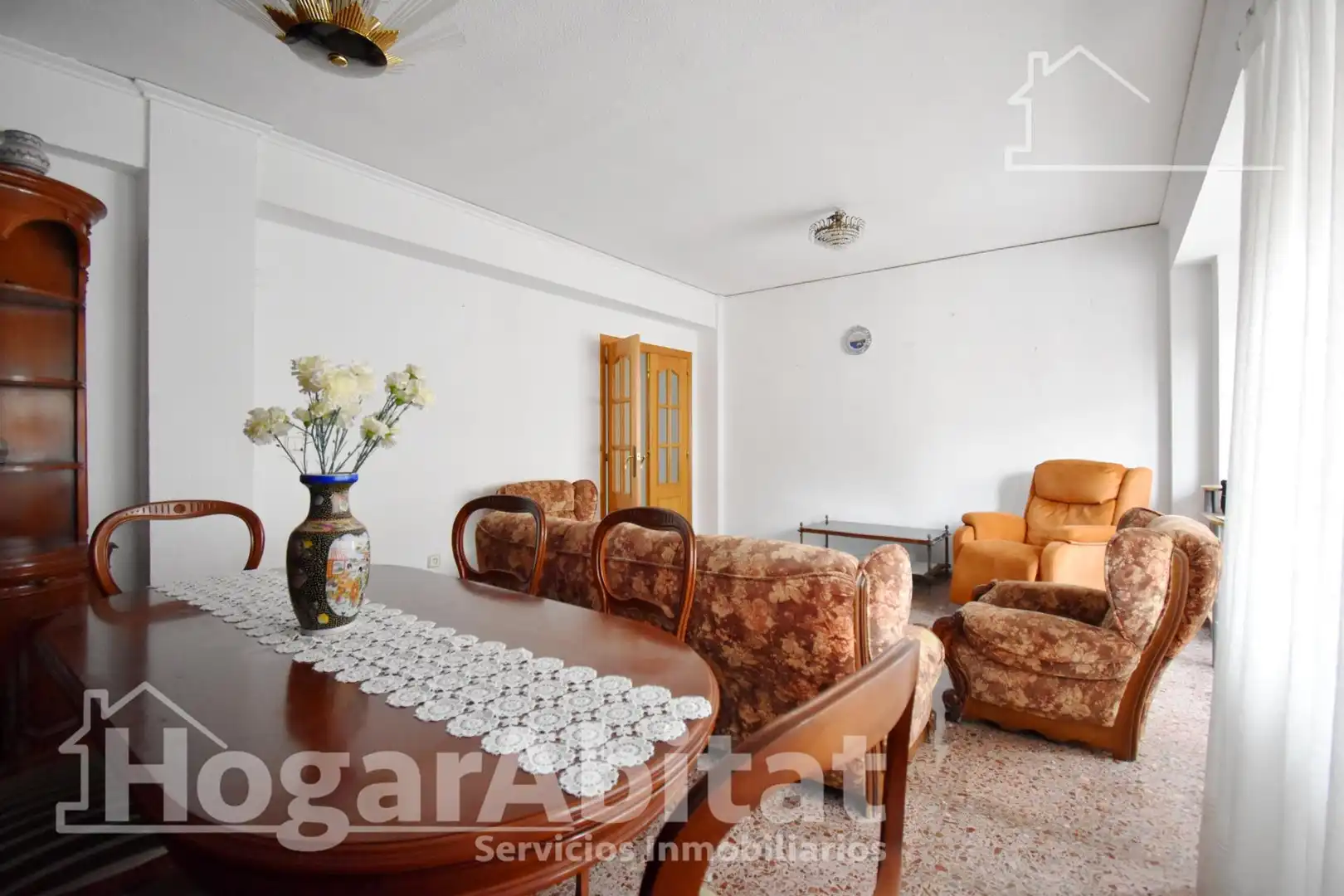 Sala de estar de Piso en venta en Gandia con Terraza y Amueblado