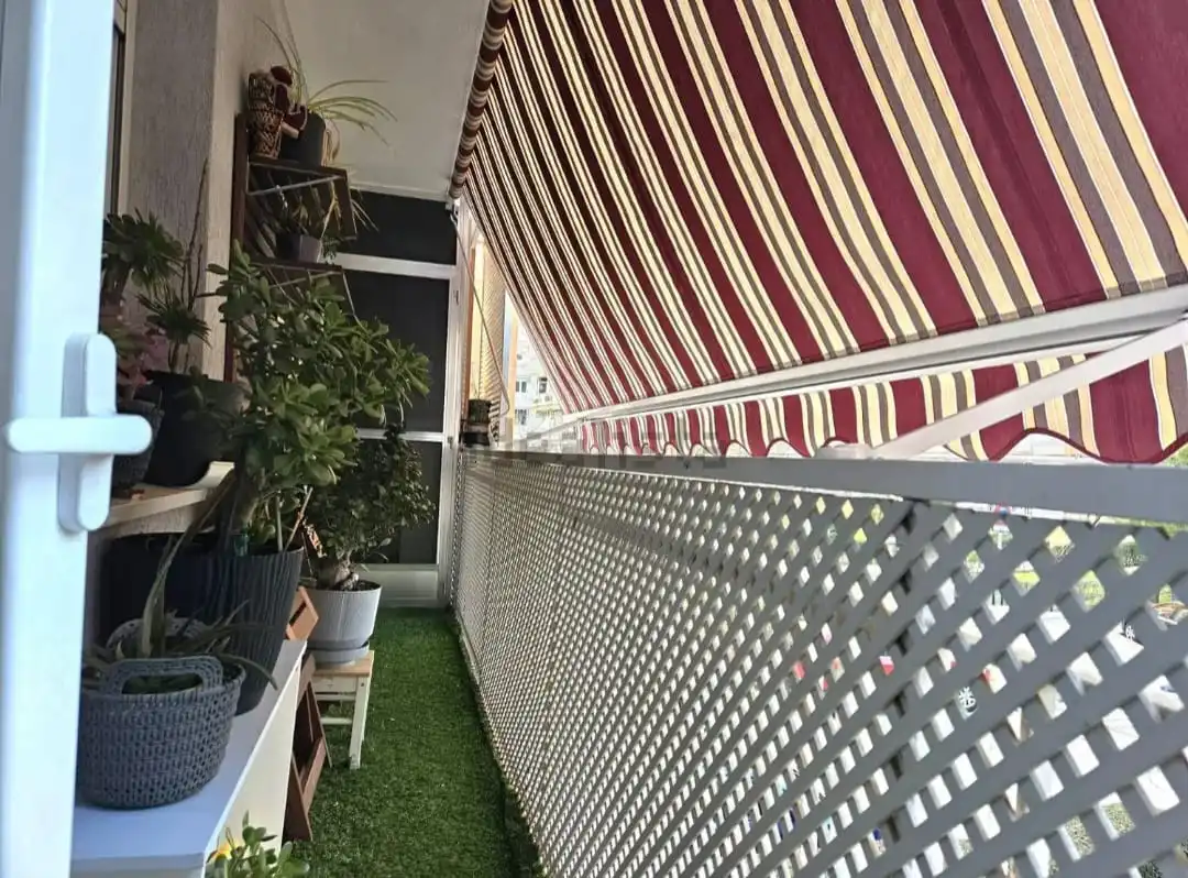 Balcony of Flat for sale in Fuenlabrada  with Air Conditioner, Heating and Furnished