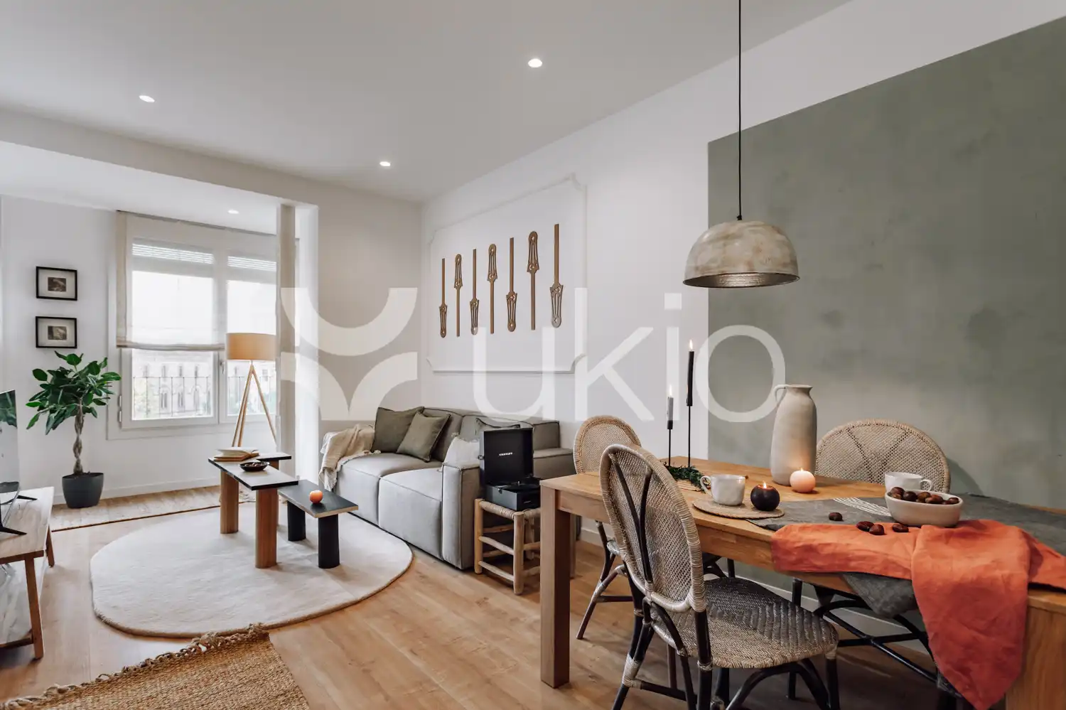 Living room of Apartments for rent in Barcelona  with Heating, Furnished and Oven