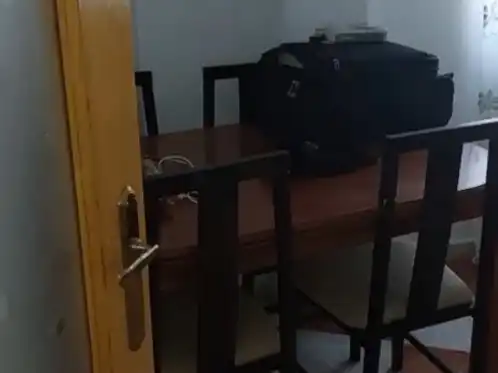 Dining room of Flat for sale in Jarandilla de la Vera  with Parquet flooring, Furnished and Washing machine