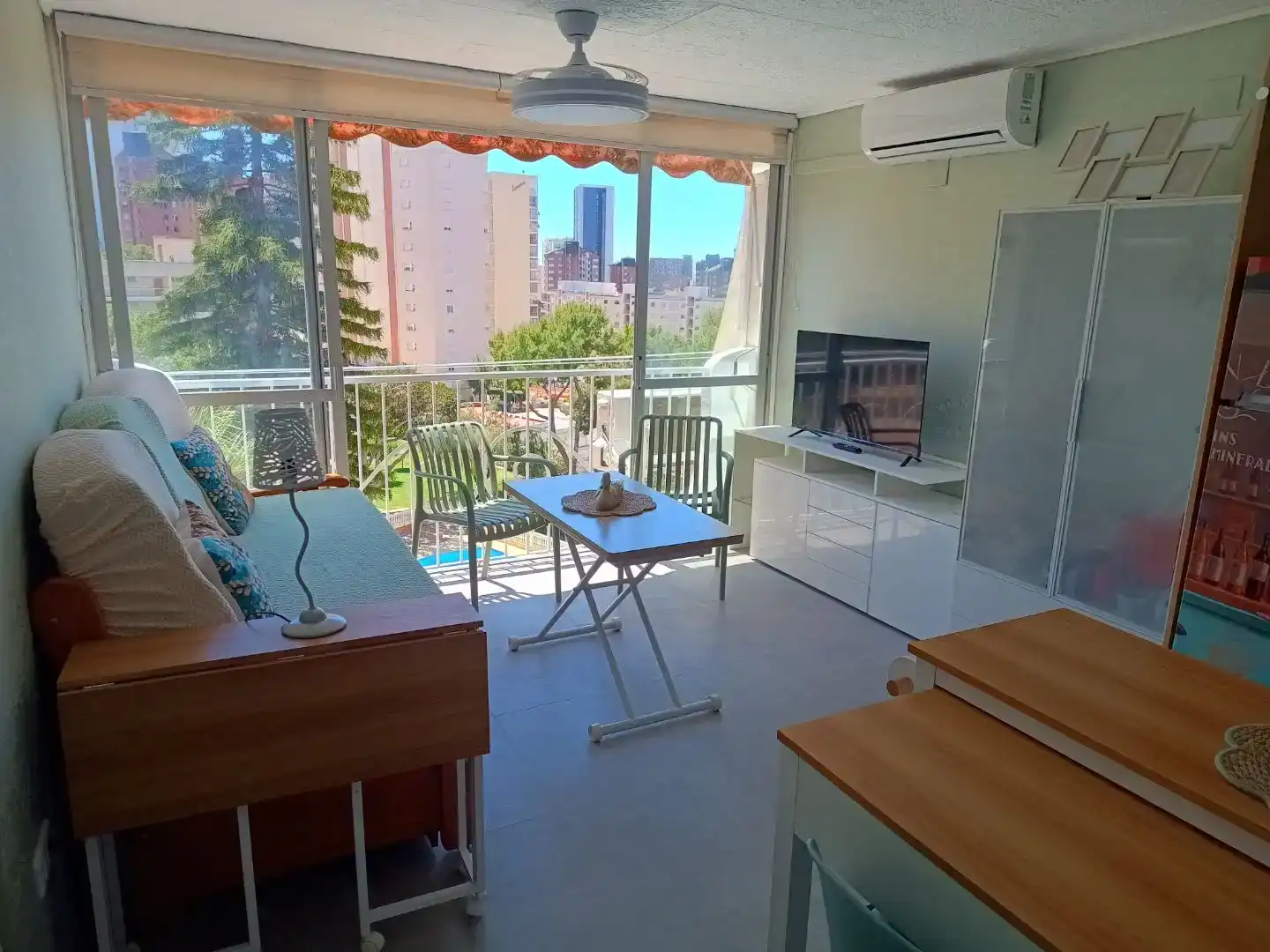 Terrasse von Wohnungen zur Miete in Benidorm mit Klimaanlage, Schwimmbad und Balkon