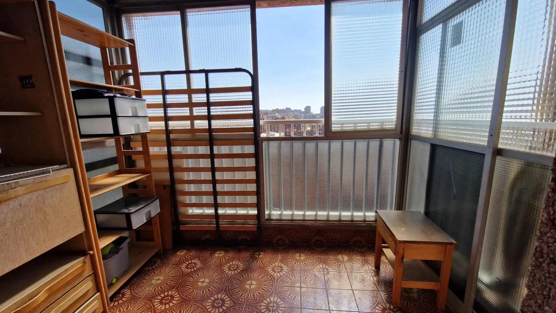 Terrasse von Dachboden zum Verkauf in Santa Coloma de Gramenet mit Klimaanlage, Heizung und Terrasse