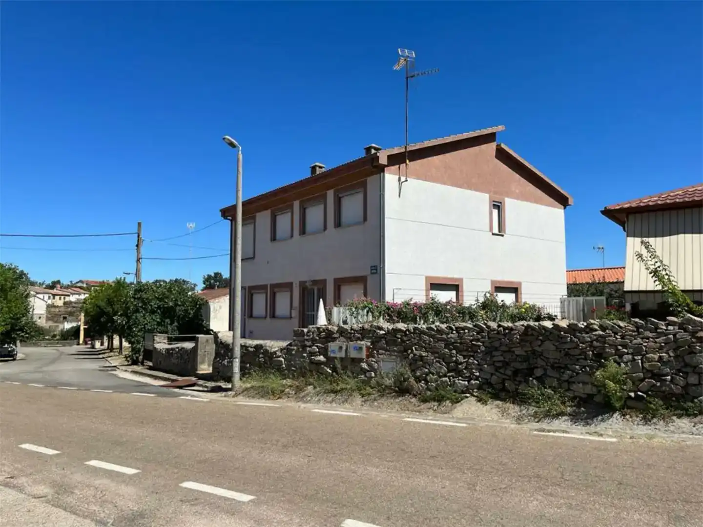 Vista exterior de Casa o chalet en venta en Saldeana con Trastero, Amueblado y Horno
