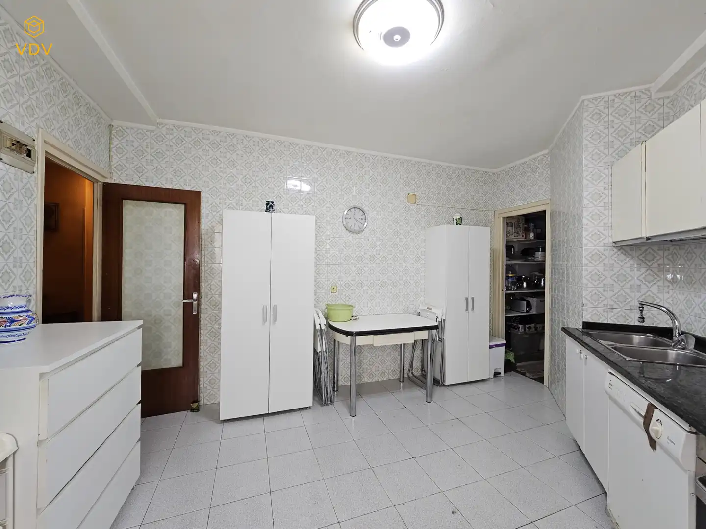 Kitchen of Flat for sale in  Pamplona / Iruña  with Heating, Parquet flooring and Terrace