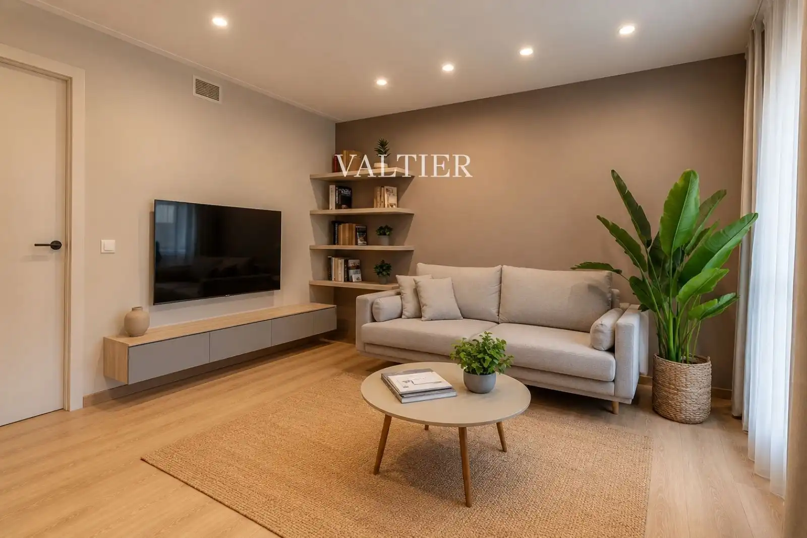 Living room of Flat for sale in Madrid  with Terrace and Furnished
