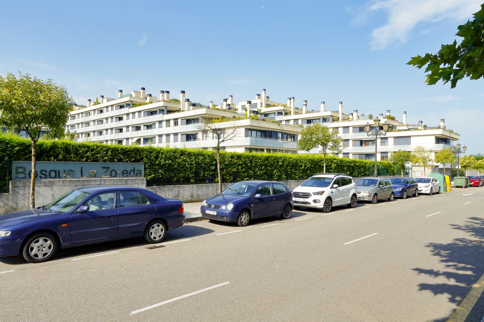 Exterior view of Flat for sale in Oviedo   with Heating, Terrace and Swimming Pool