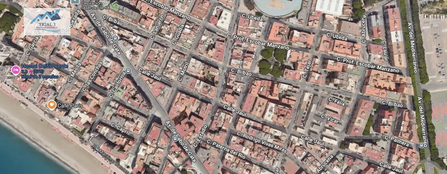 Vista exterior de Piso en venta en Almería