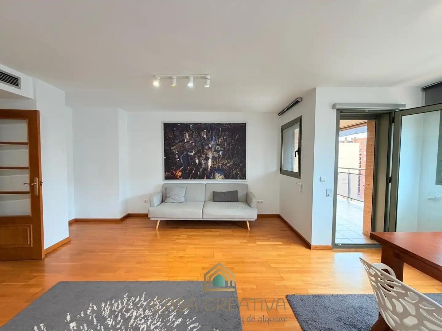 Sala d'estar de Pis de lloguer en Valencia amb Aire condicionat, Calefacció i Terrassa