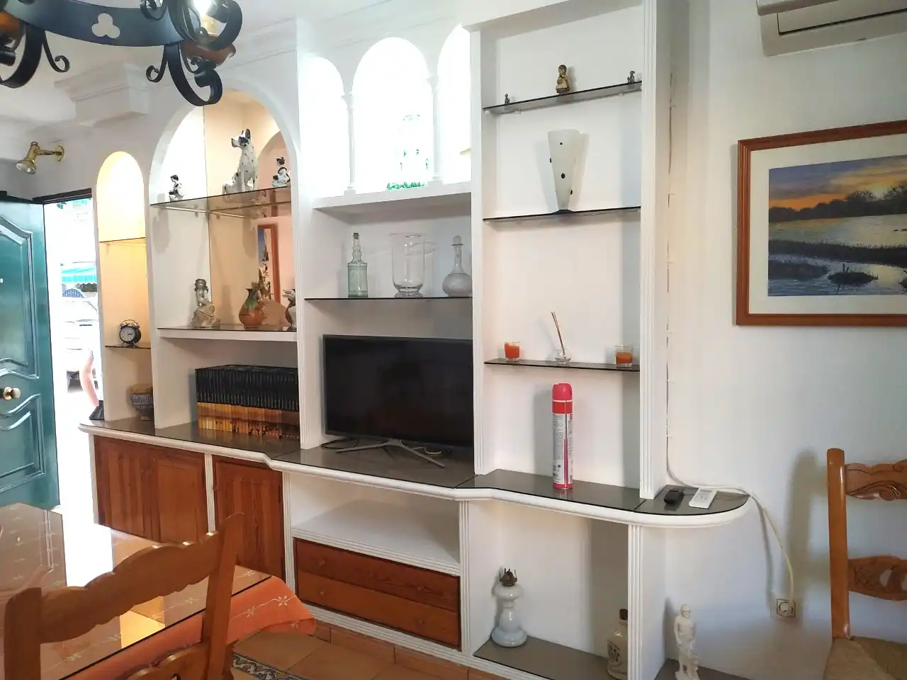 Sala de estar de Apartamento de alquiler en Sanlúcar de Barrameda con Aire acondicionado, Calefacción y Terraza
