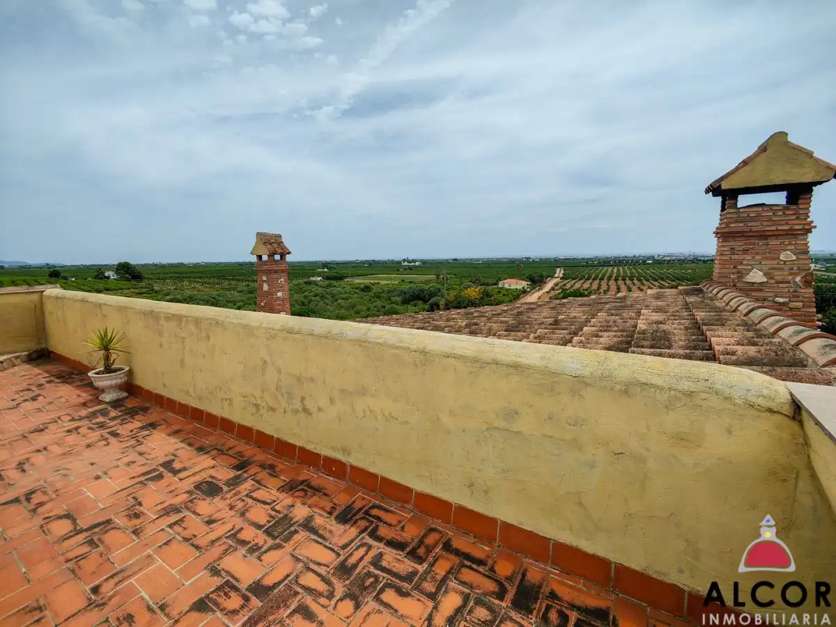 Terrassa de Casa o xalet en venda en Vinaròs amb Jardí privat, Terrassa i Piscina