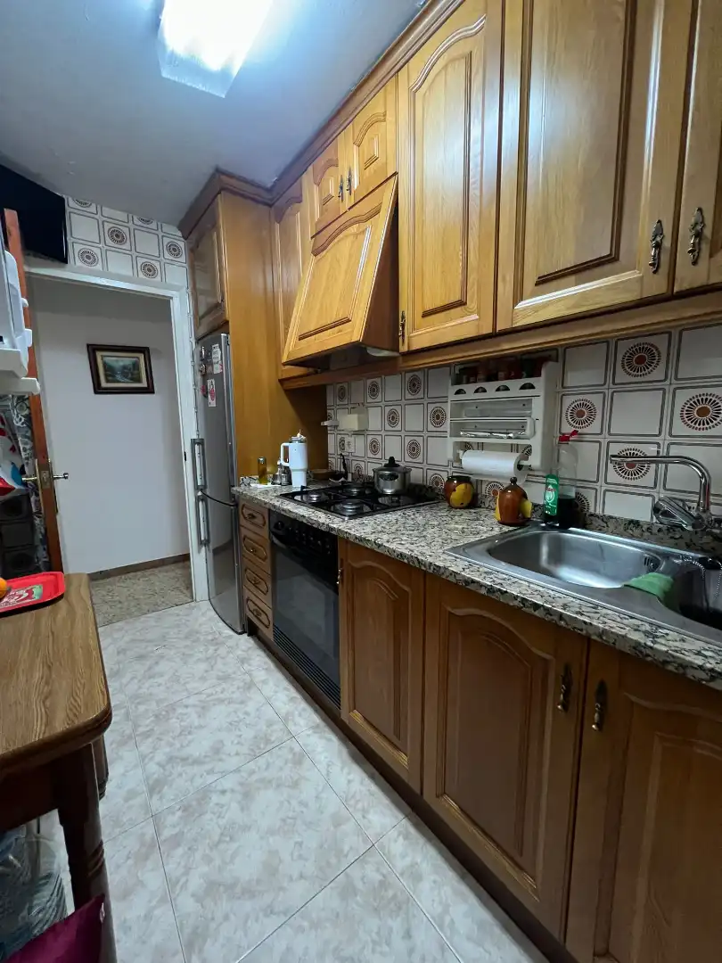 Kitchen of Flat for sale in Pineda de Mar  with Furnished
