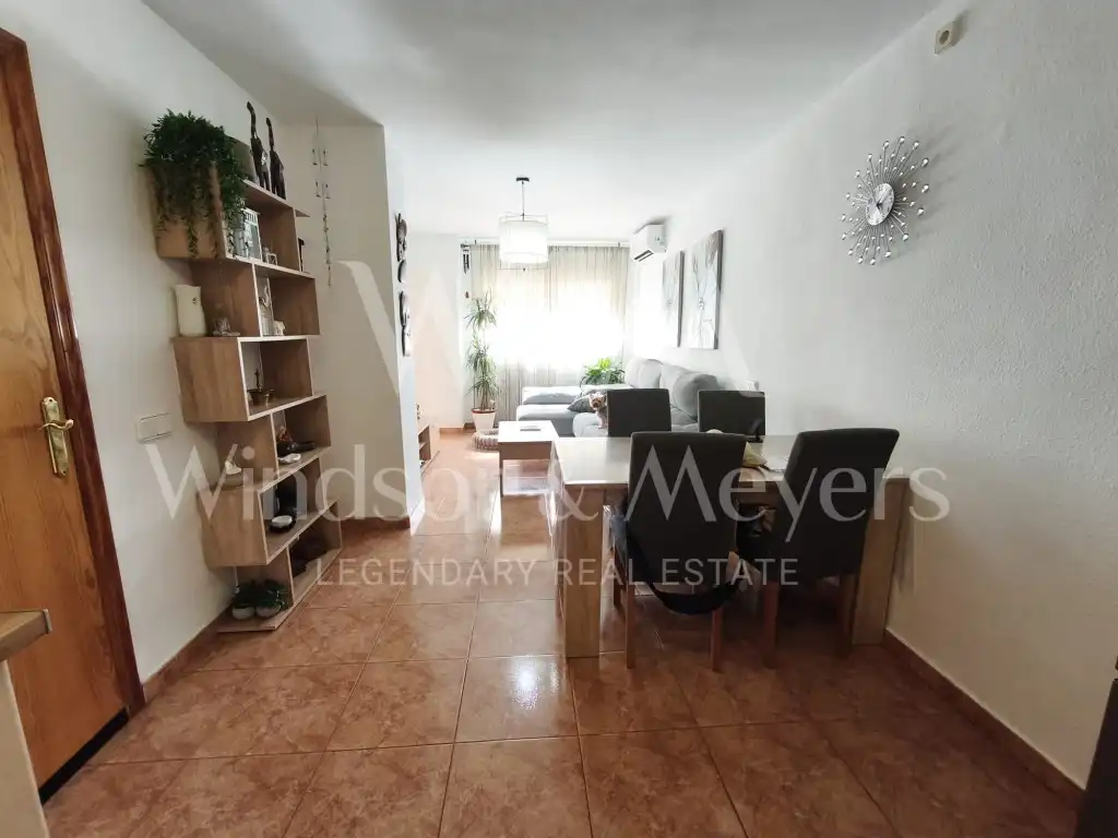 Living room of Flat for rent in Eivissa  with Air Conditioner, Terrace and Furnished