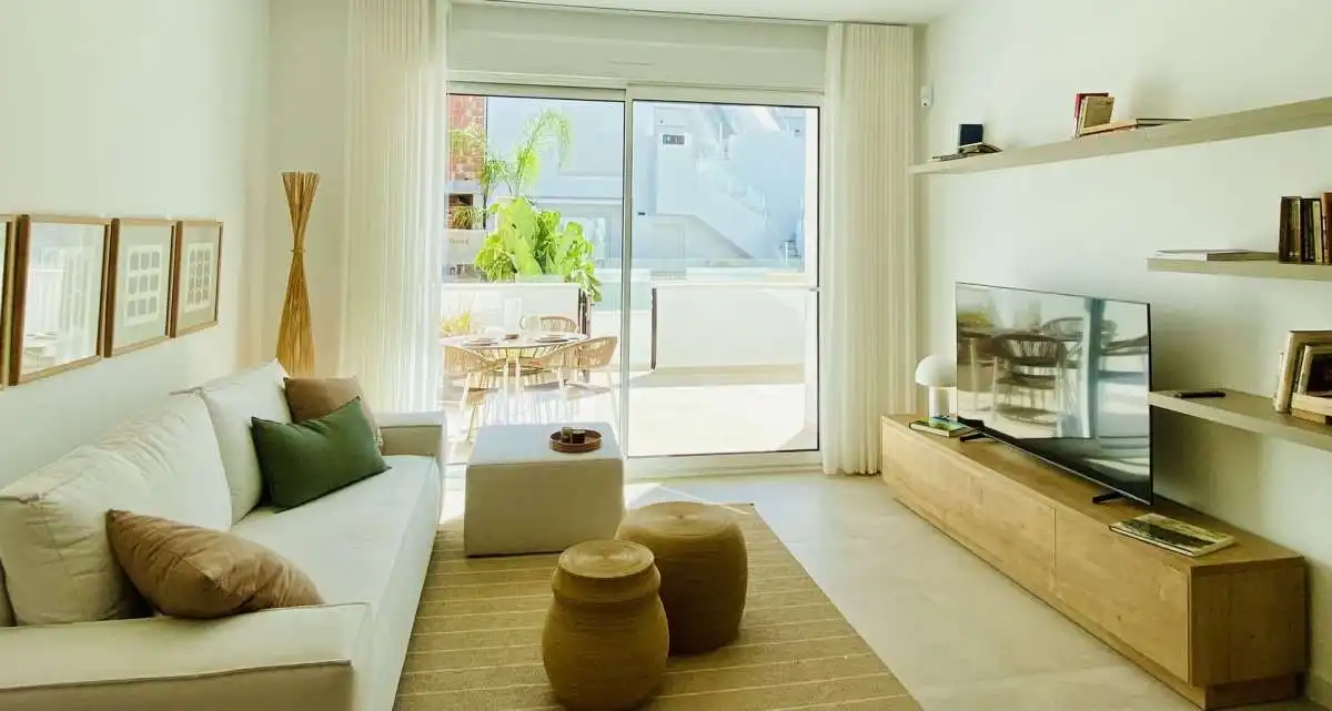 Sala de estar de Casa o chalet en venta en Pilar de la Horadada con Piscina comunitaria