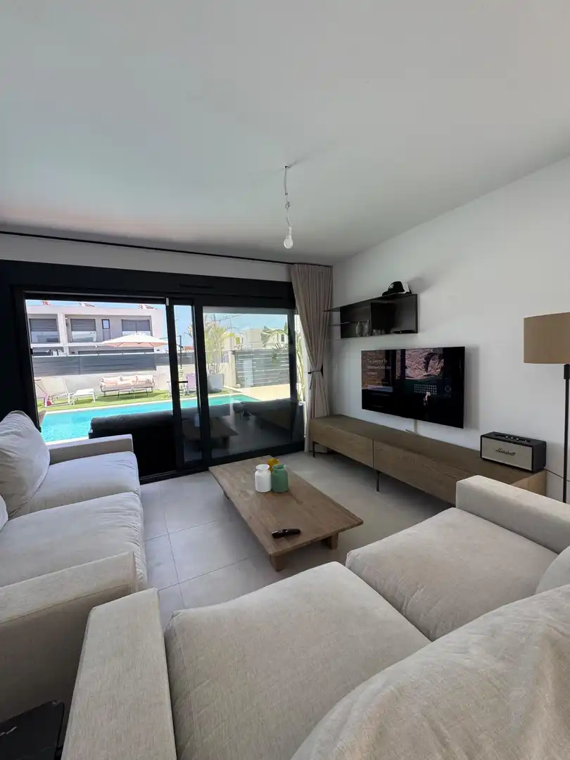 Living room of Houses for rent in Santa Pola  with Air Conditioner, Heating and Private garden