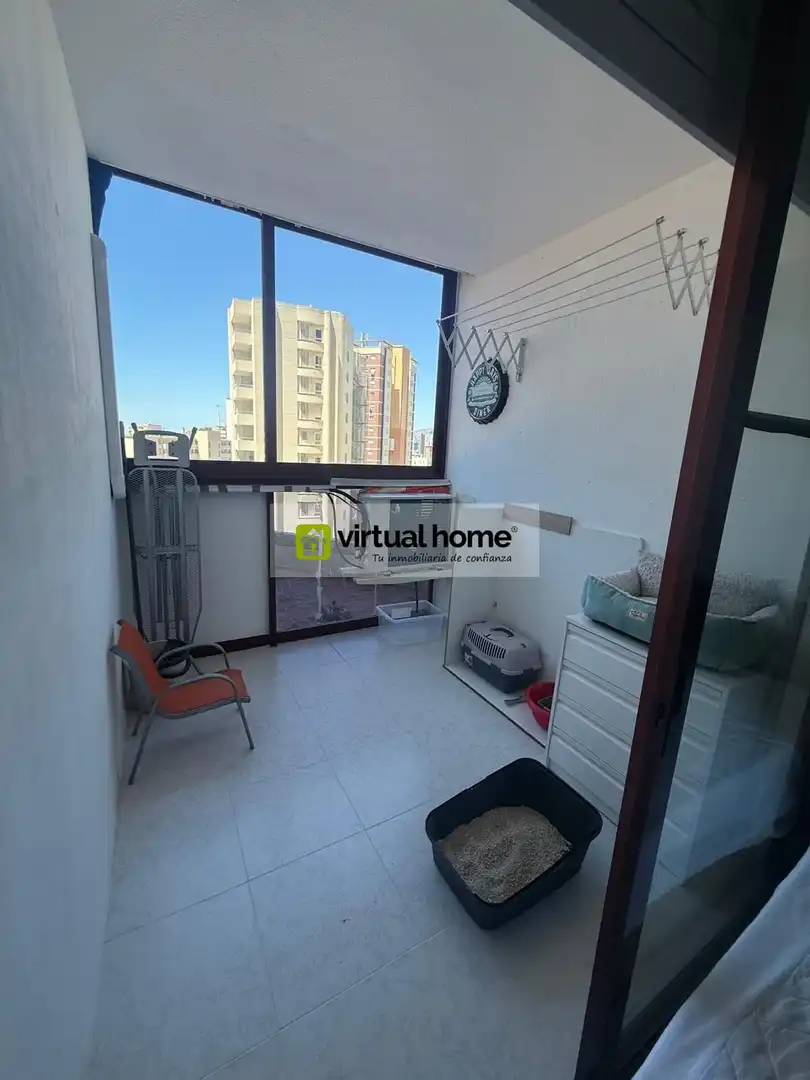 Balcony of Flat for rent in Benidorm  with Air Conditioner, Terrace and Furnished