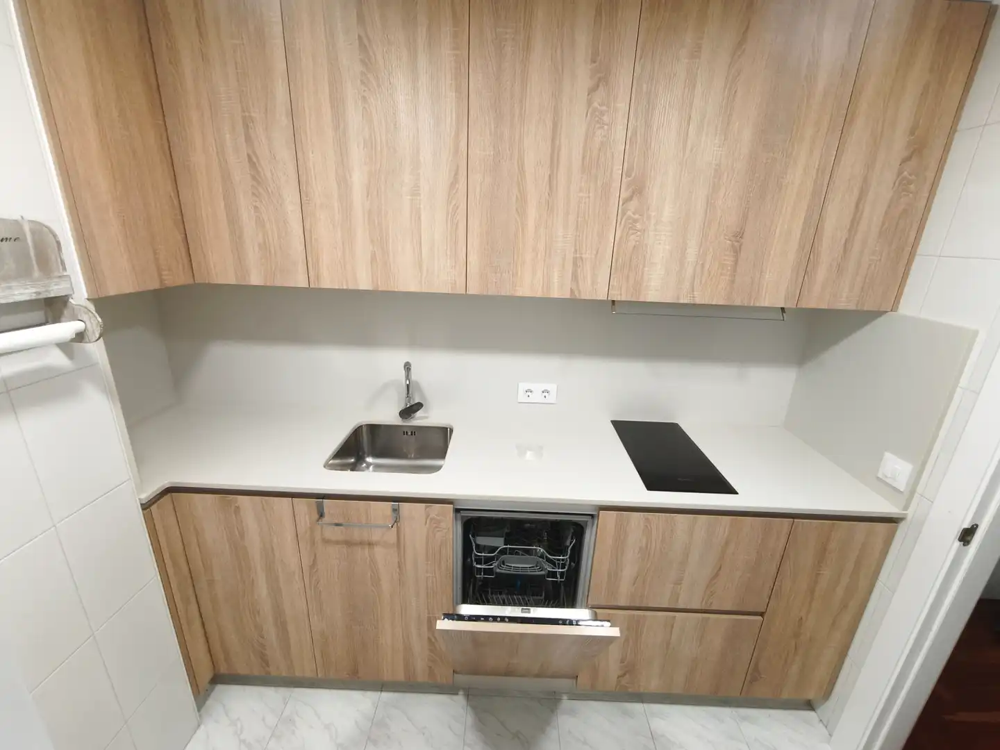 Kitchen of Apartments for rent in Vigo   with Storage room, Furnished and Balcony
