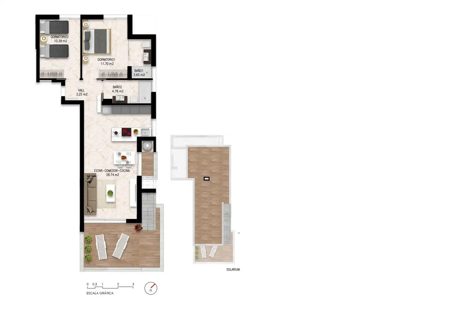 Ático en venta en Orihuela con Aire acondicionado, Calefacción y Jardín privado