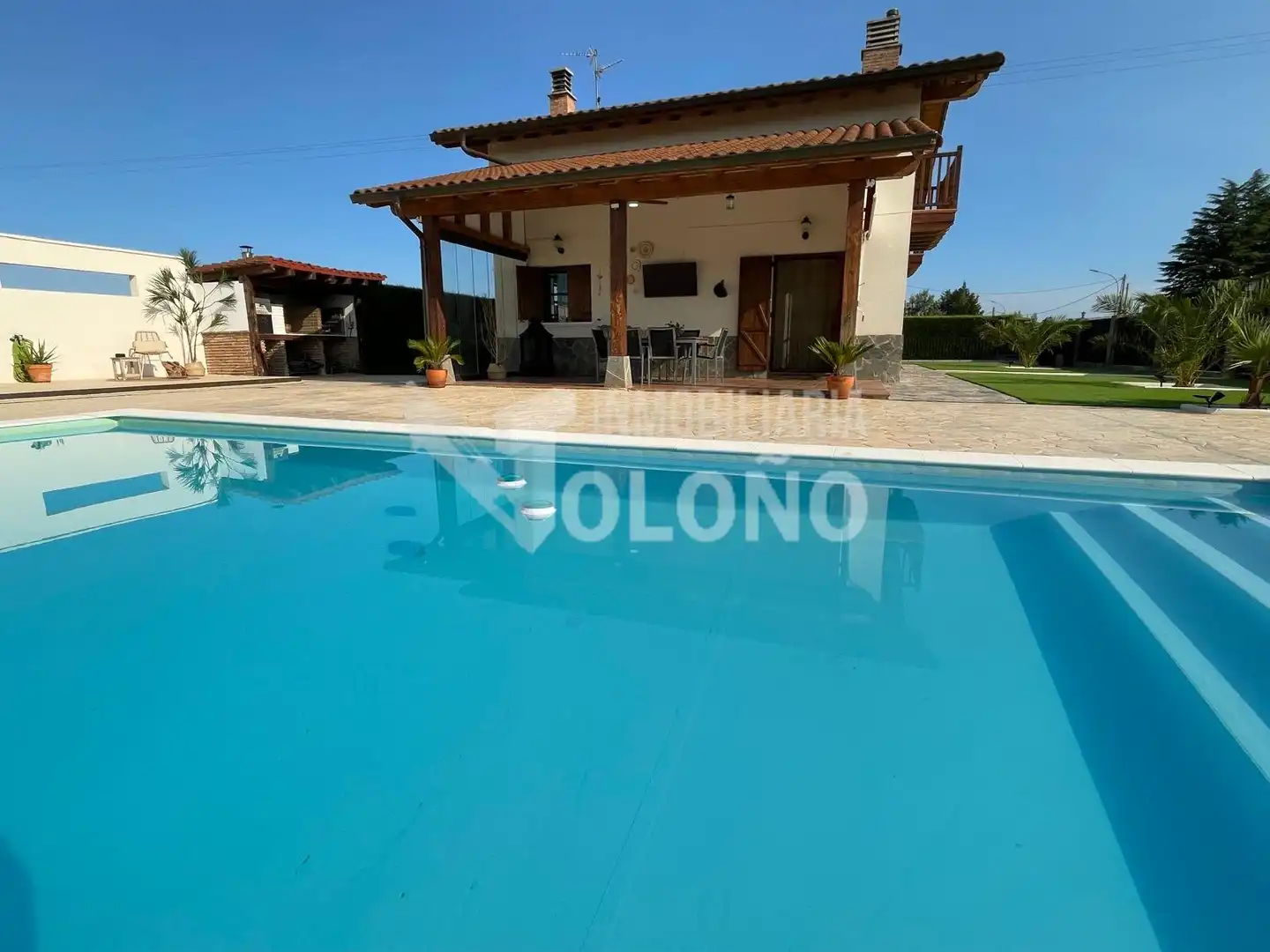 Piscina de Casa o chalet en venta en Cuzcurrita de Río Tirón con Calefacción, Jardín privado y Parquet