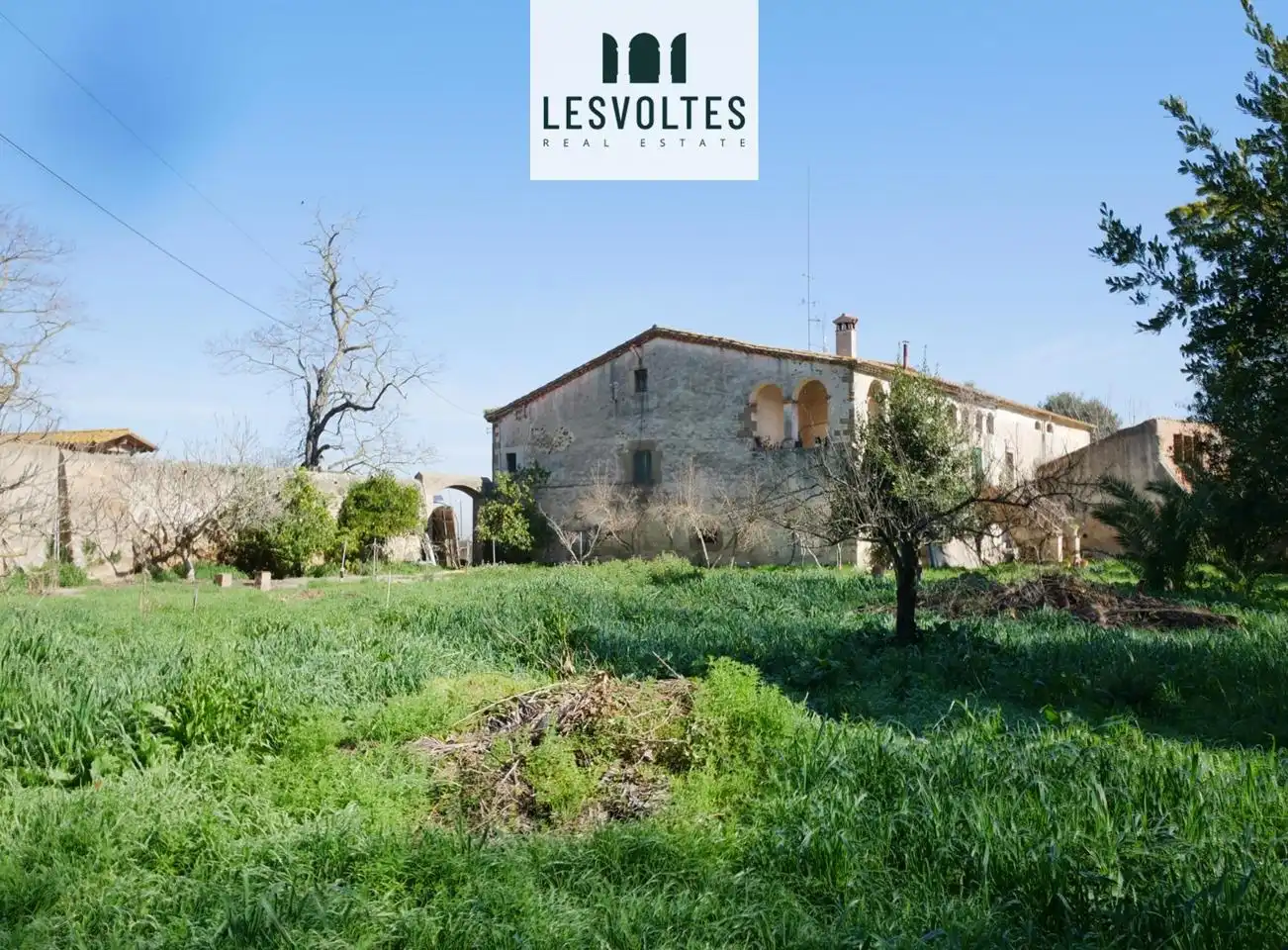 Vista exterior de Finca rústica en venda en Rupià amb Jardí privat i Terrassa