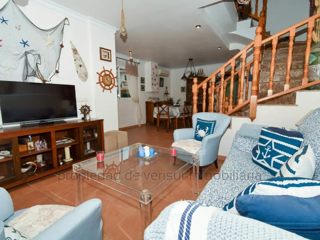 Wohnzimmer von Maisonette zur Miete in Águilas mit Klimaanlage, Möbliert und Ofen