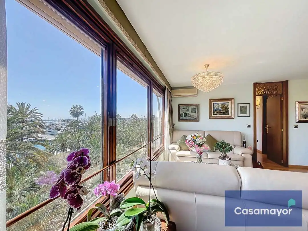 Sala d'estar de Pis en venda en Alicante / Alacant amb Aire condicionat i Calefacció